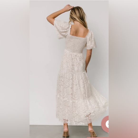 Baltic born Aspen Smocked Lace Maxi Dress - Picture 5 of 9